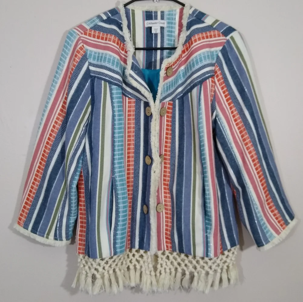 Coldwater Creek jacket women's 12 - Picture 4 of 5